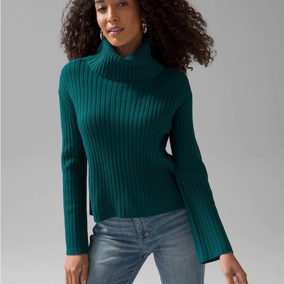 Whbm Flare Sleeve Turtleneck Sweater - Picture 2 of 4